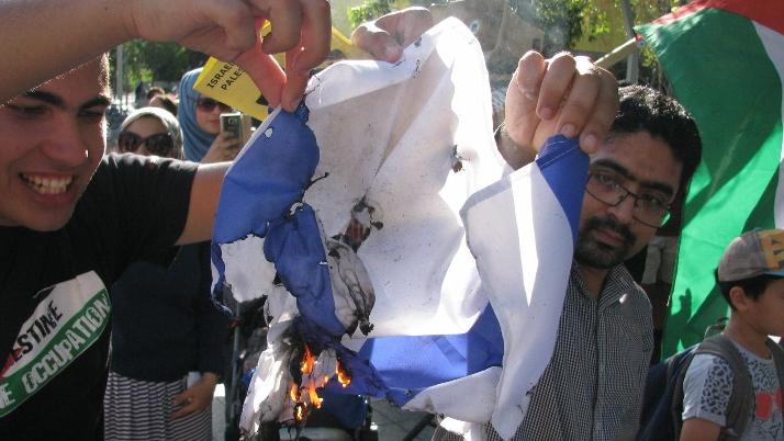 Burning of an Israeli flag in Brisbane is an attack on our values